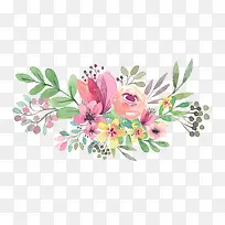 手绘多彩花-空若网 手绘多彩花-空若网