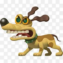 手绘卡通狗-空若网 手绘卡通狗-空若网