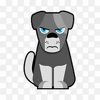 矢量动物愤怒狗-空若网 矢量动物愤怒狗-空若网