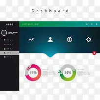 统计面板界面设计-空若网 统计面板界面设计-空若网
