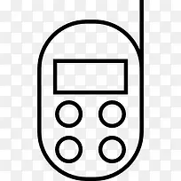 电话概述了联系的象征图标-空若网 电话概述了联系的象征图标-空若网