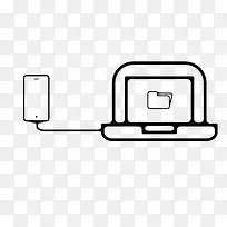 手机连接电脑图标-空若网 手机连接电脑图标-空若网