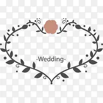 英伦心形花枝花纹-空若网 英伦心形花枝花纹-空若网