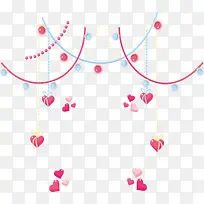 粉红色爱心挂饰-空若网 粉红色爱心挂饰-空若网