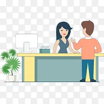 彩色扁平化咨询元素-空若网 彩色扁平化咨询元素-空若网