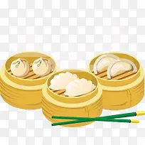 三笼蒸饺-空若网 三笼蒸饺-空若网