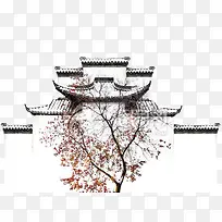 徽州对称风格建筑-空若网 徽州对称风格建筑-空若网