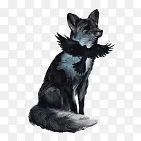 矢量手绘狐狸-空若网 矢量手绘狐狸-空若网