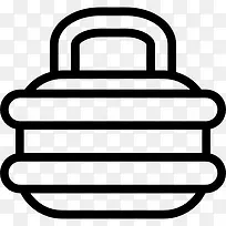 锁有两条设计图标-空若网 锁有两条设计图标-空若网