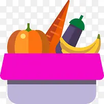 扁平化水果篮子-空若网 扁平化水果篮子-空若网