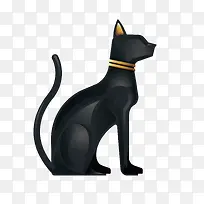 埃及猫神贝斯特神矢量素材-空若网 埃及猫神贝斯特神矢量素材-空若网