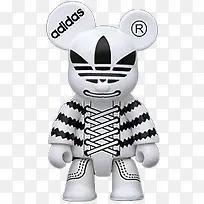 阿迪达斯熊Qee-icons-空若网 阿迪达斯熊Qee-icons-空若网