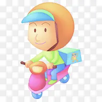 骑车卡通画-空若网 骑车卡通画-空若网