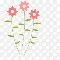 矢量粉色鲜花-空若网 矢量粉色鲜花-空若网