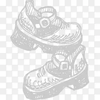 粉笔手绘时尚小物-鞋-空若网 粉笔手绘时尚小物-鞋-空若网