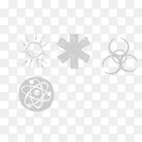 粉笔手绘矢量花-空若网 粉笔手绘矢量花-空若网