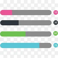 手绘多彩条幅-空若网 手绘多彩条幅-空若网