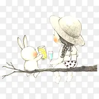 树枝上的小孩-空若网 树枝上的小孩-空若网