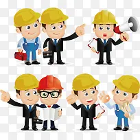 建筑工程师卡通图-空若网 建筑工程师卡通图-空若网