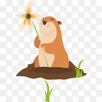 手绘土拨鼠-空若网 手绘土拨鼠-空若网