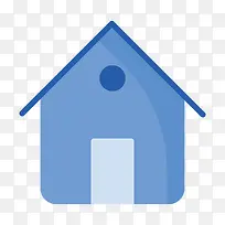 扁平化房子PNG下载-空若网 扁平化房子PNG下载-空若网