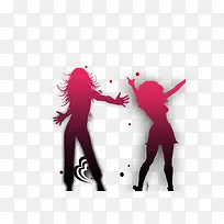 派对剪影素材-空若网 派对剪影素材-空若网