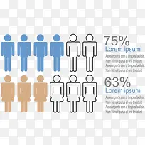 ppt人物数量数据分析-空若网 ppt人物数量数据分析-空若网