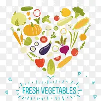蔬菜 心形 拼接 新鲜 背景装饰-空若网 蔬菜 心形 拼接 新鲜 背景装饰-空若网