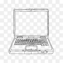 手绘笔记本电脑-空若网 手绘笔记本电脑-空若网