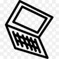 手绘漫画笔记本电脑图标-空若网 手绘漫画笔记本电脑图标-空若网