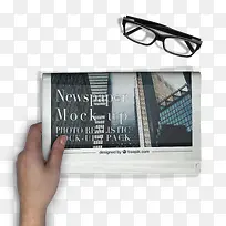 看报纸漂浮素材-空若网 看报纸漂浮素材-空若网