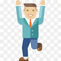 扁平化招聘人物卡通-空若网 扁平化招聘人物卡通-空若网