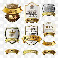 质感标签矢量-空若网 质感标签矢量-空若网