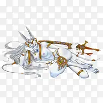 埃及壁画狼人-空若网 埃及壁画狼人-空若网