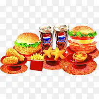 肯德基快餐食物薯条汉堡蛋挞炸鸡-空若网 肯德基快餐食物薯条汉堡蛋挞炸鸡-空若网