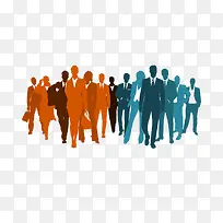 人山人海扁平化-空若网 人山人海扁平化-空若网