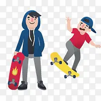 滑板男孩设计-空若网 滑板男孩设计-空若网