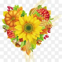 爱心向日葵-空若网 爱心向日葵-空若网