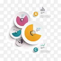 商务元素 圆环 扁平化 信息图-空若网 商务元素 圆环 扁平化 信息图-空若网