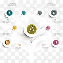 商务元素 圆环 扁平化 信息图-空若网 商务元素 圆环 扁平化 信息图-空若网