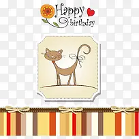 矢量生日贺卡-空若网 矢量生日贺卡-空若网