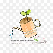 卡通浇水杯子-空若网 卡通浇水杯子-空若网