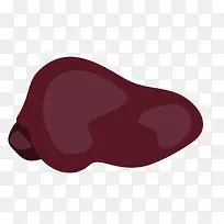 矢量卡通扁平化猪肝png-空若网 矢量卡通扁平化猪肝png-空若网