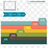 数据彩色信息图表-空若网 数据彩色信息图表-空若网