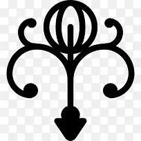 花的简单设计图标-空若网 花的简单设计图标-空若网