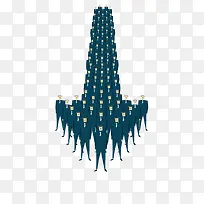 扁平化指示人物插图-空若网 扁平化指示人物插图-空若网