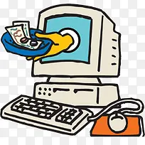 卡通电脑-空若网 卡通电脑-空若网