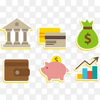 矢量图存钱旅游-空若网 矢量图存钱旅游-空若网