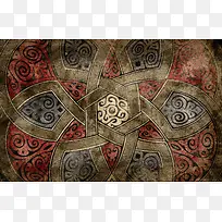 彩色图案背景-空若网 彩色图案背景-空若网