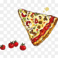 手绘披萨-空若网 手绘披萨-空若网
